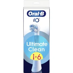 Oral-B iO Ultimate Clean Opzetborstels Wit 6 Stuks