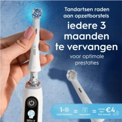 Oral-B iO Ultimate Clean Opzetborstels Wit 6 Stuks