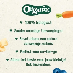 Organix Bio Knijpfruit Appel, Aardbei, Quinoa