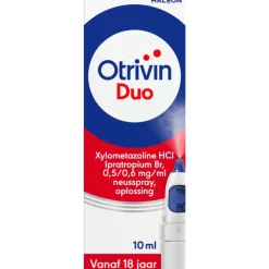 Otrivin Duo Xylometazoline HCl Ipratropium Br, 0,5/0,6 mg/ml Neusspray 10 ML