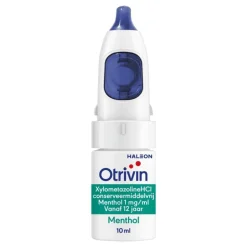 Otrivin Menthol Xylometazoline HCI 1 mg/ml Neusspray bij een Verstopte Neus 10 ML