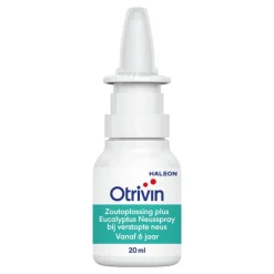 Otrivin Zoutoplossing Plus Eucalyptus Neusspray bij een Verstopte Neus 20 ML
