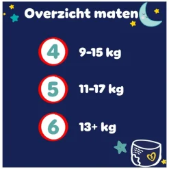 Pampers Baby Dry Night Pants Luierbroekjes Maat 5 11-17 KG 35 Stuks