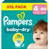 Pampers Baby Dry XXL Pack Luiers Maat 4 9-14 KG 120 Stuks
