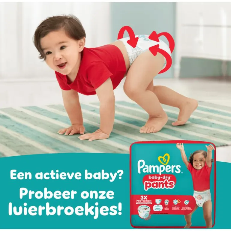 Pampers Baby Dry XXL Pack Luiers Maat 8 17+ KG 78 Stuks