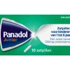 Panadol Junior Zetpillen 250 mg Paracetamol voor kinderen van 1 tot 6 jaar 10 stuks