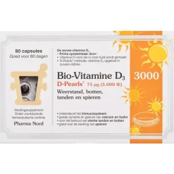 Pharma Nord Bio-Vitamine D3 75μg 3.000IE 80 Capsules