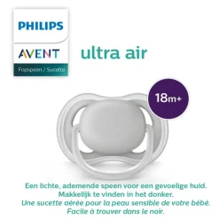 Philips Avent Fopspeen Ultra Air Day 18M+ Double Pack - SCF349/50