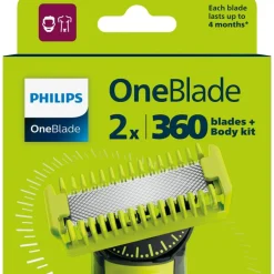 Philips OneBlade 360 Vervangmesjes + Body kit - QP624/50