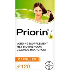 Priorin 120 Capsules Met Biotine Voor Sterk En Vol Haar Van Binnenuit