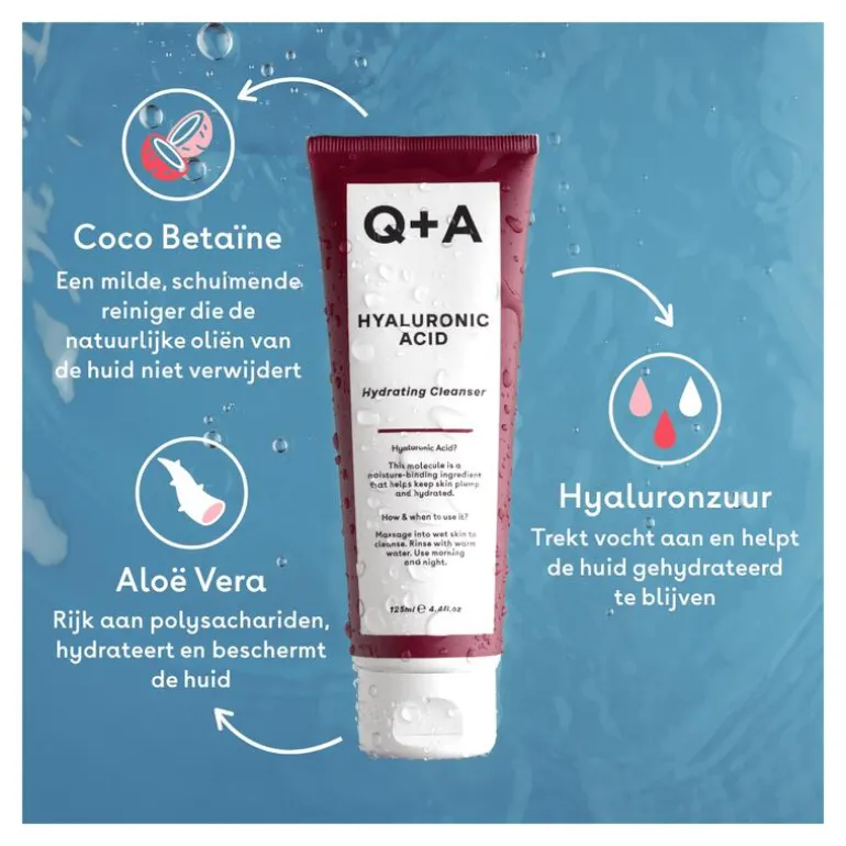 Q+A Hyaluronic Acid Gel Cleanser 125 ML