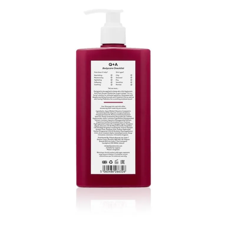 Q+A Hyaluronic Acid Post-Shower Moisturiser 250 ML