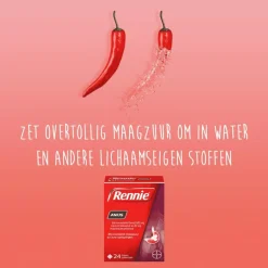 Rennie Anijs Kauwtabletten Bij Brandend Maagzuur 24 stuks