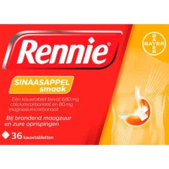 Rennie Sinaasappel Kauwtabletten Bij Brandend Maagzuur 36 stuks