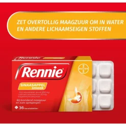 Rennie Sinaasappel Kauwtabletten Bij Brandend Maagzuur 36 stuks