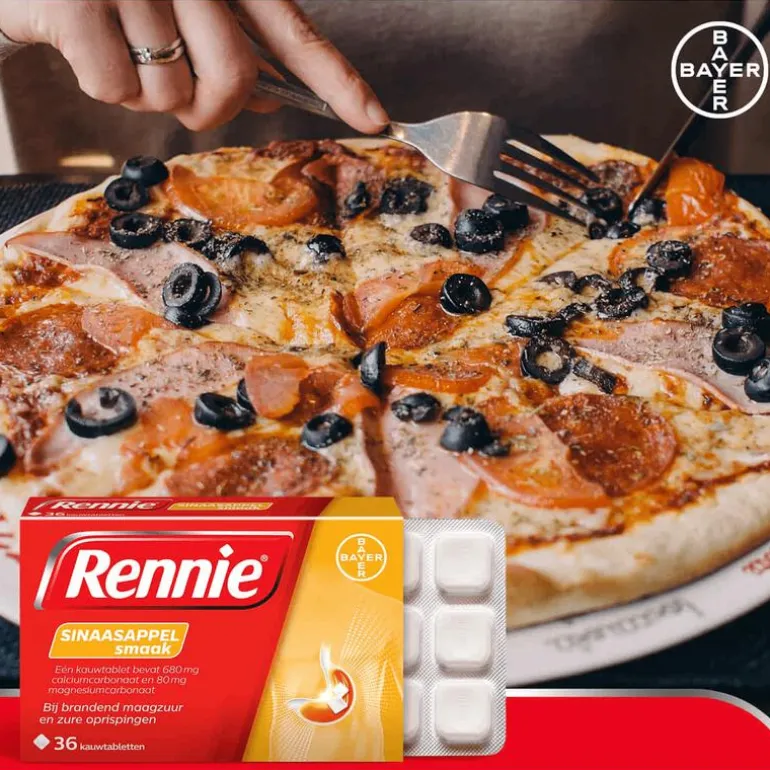 Rennie Sinaasappel Kauwtabletten Bij Brandend Maagzuur 36 stuks