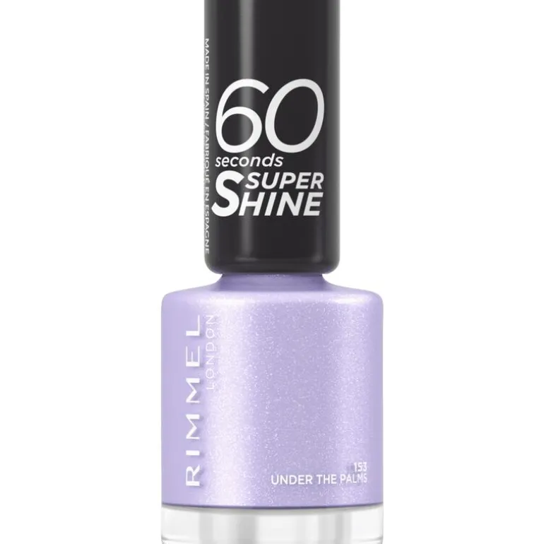 Rimmel London 60 Seconds Supershine Nagellak - Paars - 153 Under The Palms