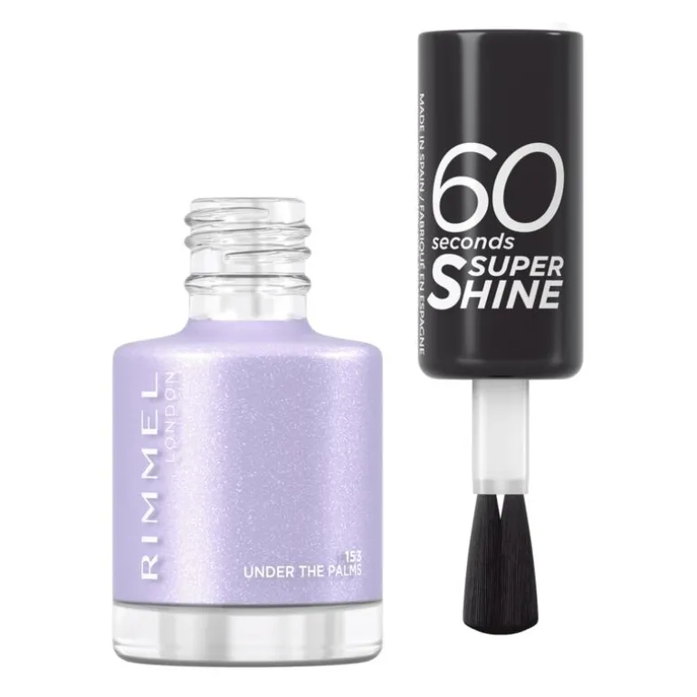 Rimmel London 60 Seconds Supershine Nagellak - Paars - 153 Under The Palms