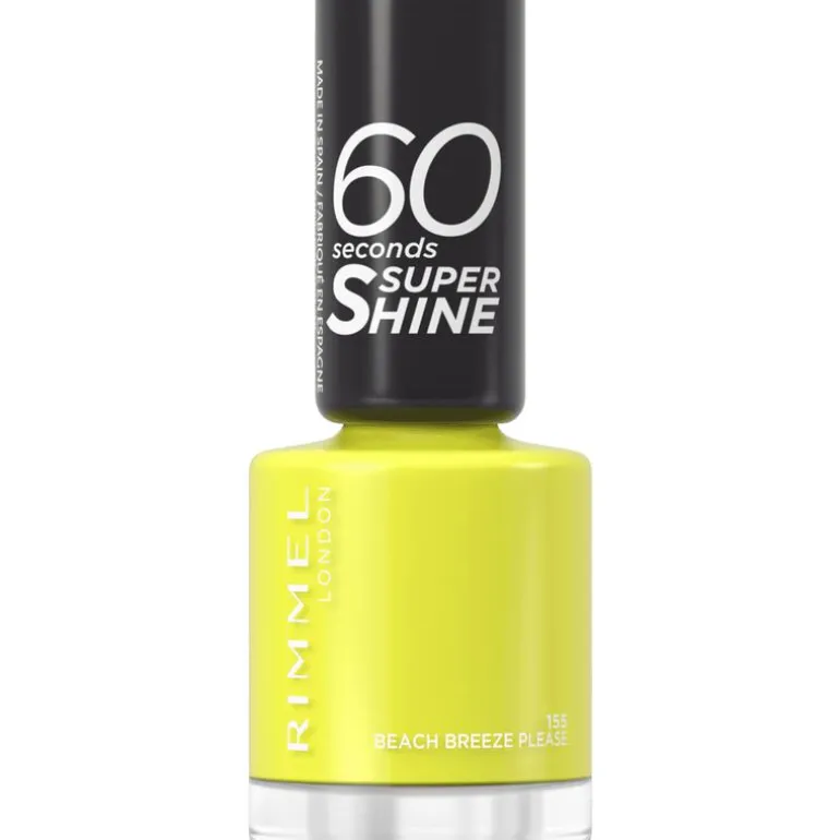 Rimmel London 60 Seconds Supershine Nagellak - Geel - 155 Beach Breeze Please