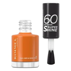 Rimmel London 60 Seconds Supershine Nagellak - Oranje - 151 Tan Lines & Good Times