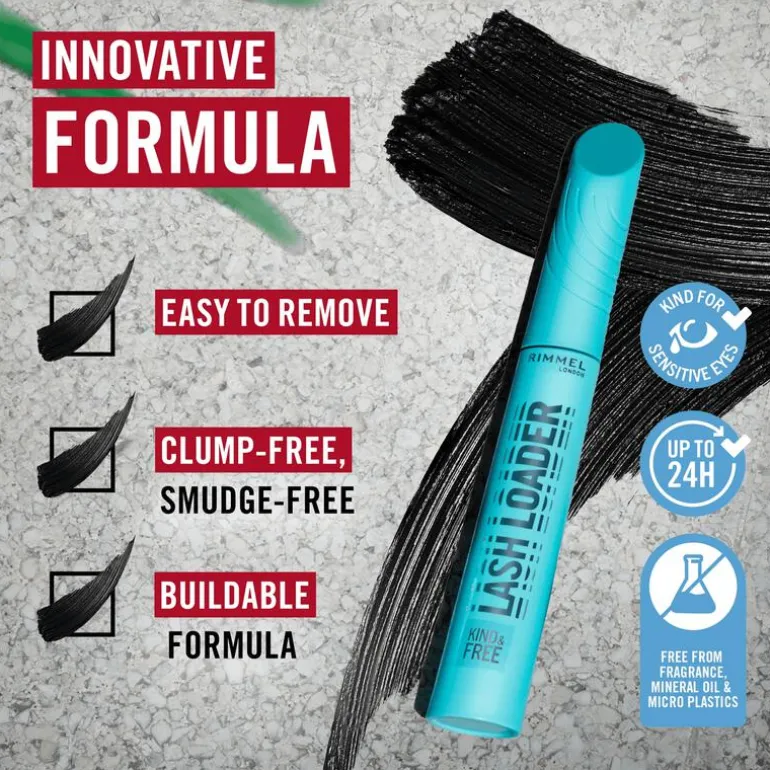 Rimmel London Kind & Free Lash Loader Mascara 001 Black 9.5 ML