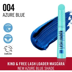 Rimmel London Kind & Free Lash Loader Mascara - Blauw - 004 Azure Blue