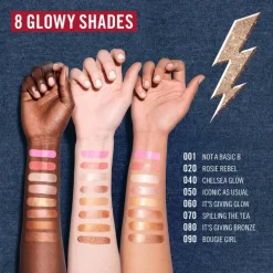 Rimmel London Multi Tasker Turbocharged Glow Liquid Illuminator Bronzer - Brons - 007 Spilling the tea