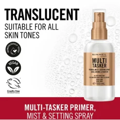 Rimmel London Multi-Tasker Primer, Mist & Setting Spray 100 ML