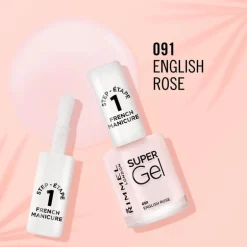 Rimmel London Super Gel French Manicure 091 English Rose