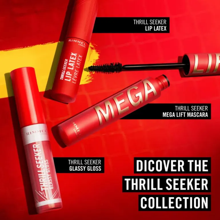 Rimmel London Thrill Seeker Mega Lift Mascara - Bruin - 002 Brown