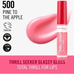 Rimmel London Thrill Seeker Glassy Gloss Lipgloss 500 Pine To The Apple 10 ML
