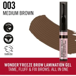 Rimmel London Wonder'freeze Wenkbrauwgel 003 Medium Brown 6 G