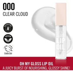 Rimmel Oh My Gloss! Lip Oil 000 Clear Cloud