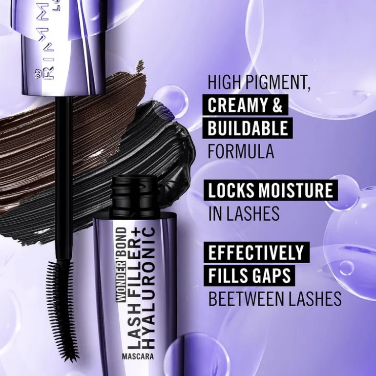 Rimmel Wonder'bond Lash Filler + Hyaluronic Mascara 002 Brown