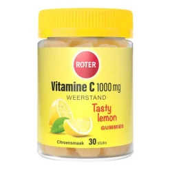 Roter 1000mg Vitamine C Gummy Tasty Lemon 30 stuks