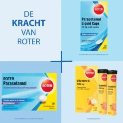 Roter Paracetamol Liquid Caps 500 mg 20 tabl