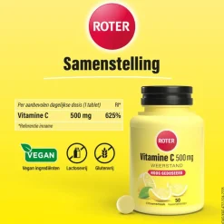Roter Vitamine C 500 mg Citroen 50 tabletten