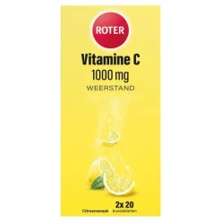 Roter Vitamine C Bruis 1000 mg Citroen 40 bruistabletten