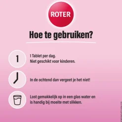 Roter Vitamine C 1000mg Bruistabletten Appel/Zwarte Bes15 stuks