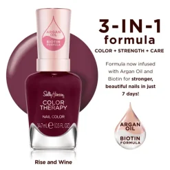 Sally Hansen Color Therapy Nagellak - Bordeaux - 372 Rise andWine