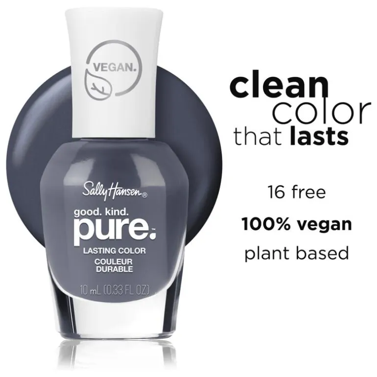 Sally Hansen Good.Kind.Pure Nagellak - Grijs - 395 Nightfall