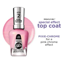 Sally Hansen Miracle Gel Top Coat - Roze - 111 Pixie Chrome