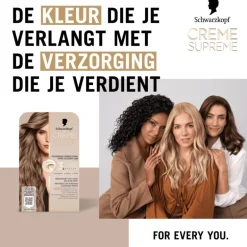 Schwarzkopf Creme Supreme Haarkleuring 7-16 Cool As Donkerblond