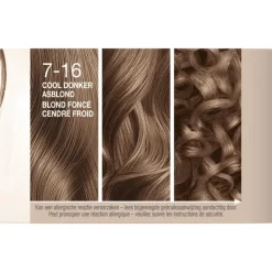 Schwarzkopf Creme Supreme Haarkleuring 7-16 Cool As Donkerblond