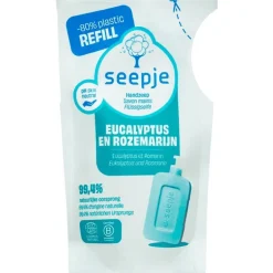 Seepje Eucalyptus en Rozemarijn Handzeep Vloeibare Refill 300ML