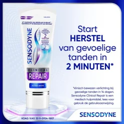 Sensodyne Clinical Repair Active White Tandpasta - 75ML