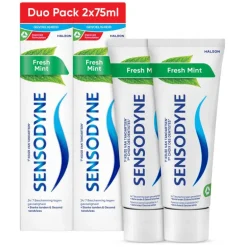 Sensodyne Fresh Mint Tandpasta Duo 2x 75ML Tandpasta - 2 Stuks