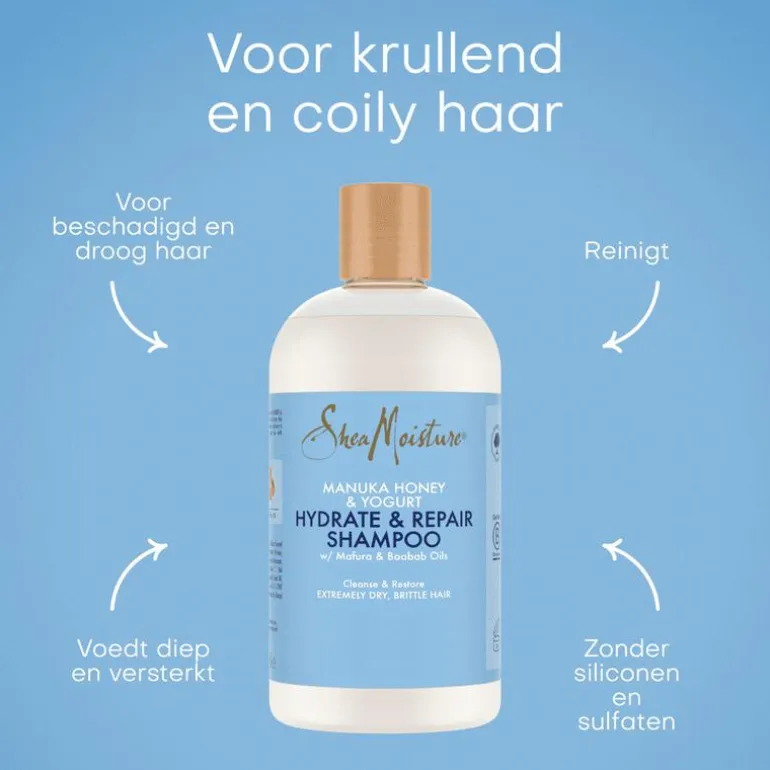 Shea Moisture Manuka Honey Yoghurt Shampoo 384 ML