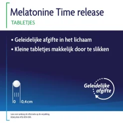 Shiepz Melatonine Time Release 0,1 mg 500 tabletten