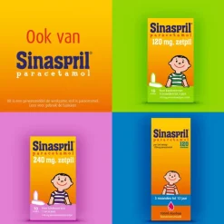 Sinaspril Paracetamol 120 mg 16 kauwtabletten